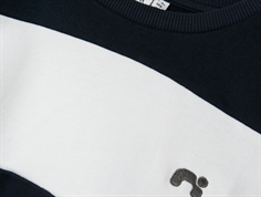 Name It bright white/dark sapphire bredstribet sweatshirt